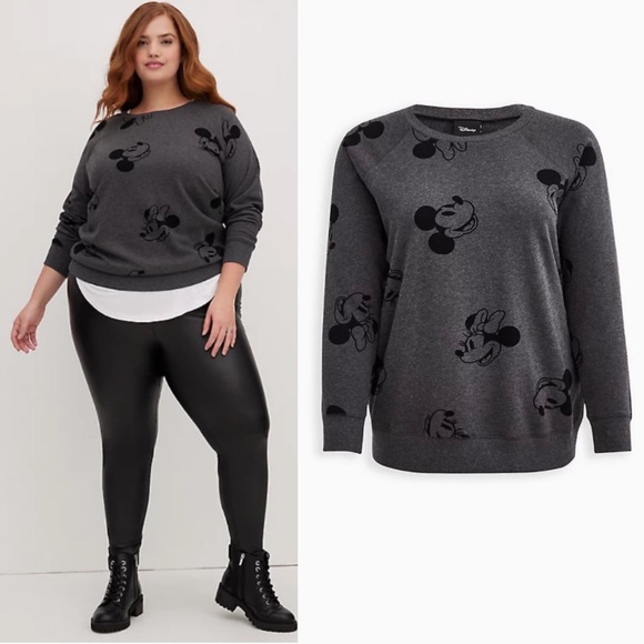 torrid Sweaters - TORRID SWEATSHIRT - DISNEY MICKEY & MINNIE MOUSE